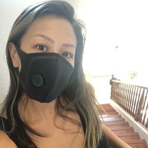 COPY - Trendy Black protective face mask one size unisex